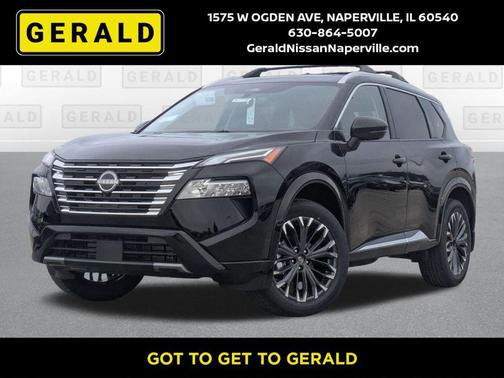 Black 2026 Nissan Rogue Platinum