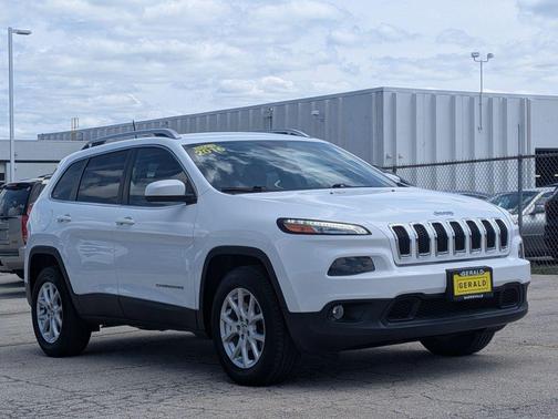 Bright White Clearcoat 2016 Jeep Cherokee Latitude