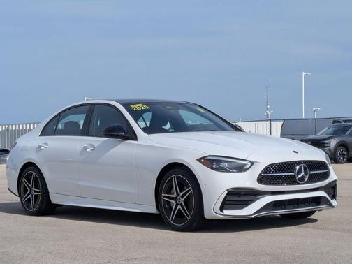 White 2025 Mercedes-Benz C-Class C 300 4MATIC