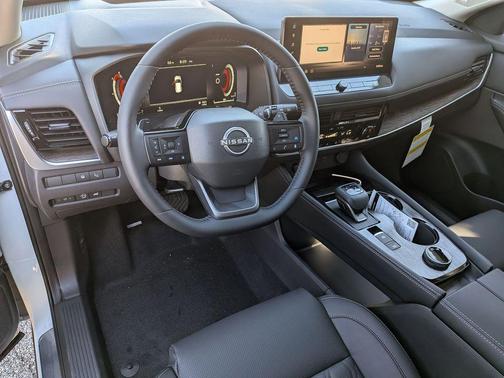 White / Black 2026 Nissan Rogue Platinum
