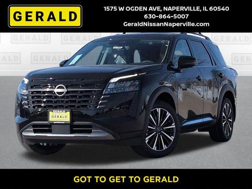 Black 2026 Nissan Pathfinder Platinum