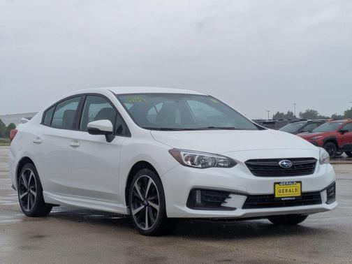 Crystal White Pearl 2023 Subaru Impreza Sport