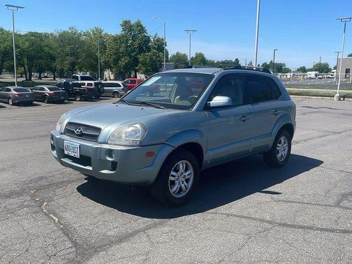 Blue 2007 Hyundai TUCSON Limited