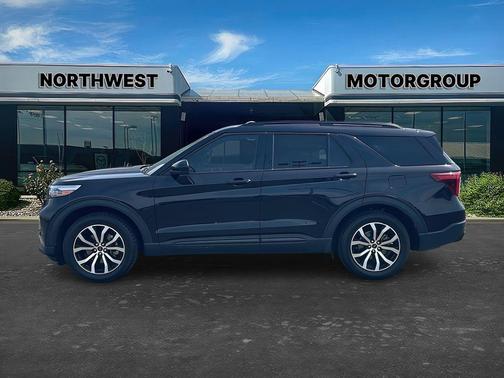 AGATE BLACK METALLIC 2022 Ford Explorer ST