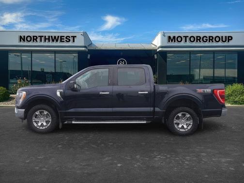 Antimatter Blue Metallic 2023 Ford F-150 XLT
