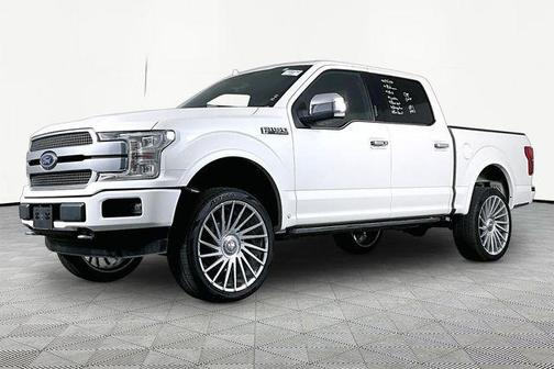 White Platinum Clearcoat Metallic 2019 Ford F-150 Platinum