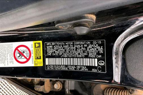 Starfire Pearl 2015 Lexus ES 350 Base