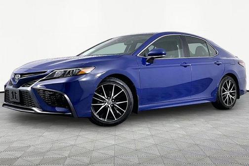 Blue 2023 Toyota Camry SE