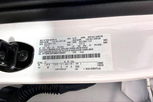 Oxford White 2021 Ford F-150 XLT