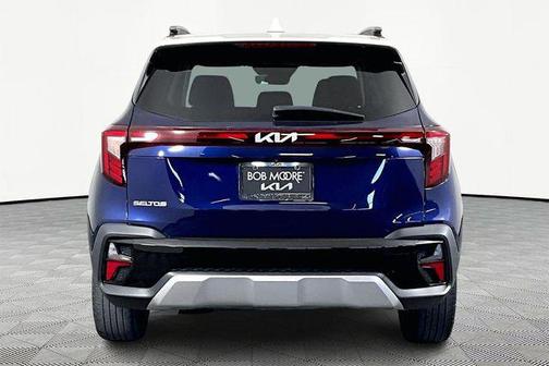 Dark Ocean Blue/White Roof 2024 Kia Seltos S