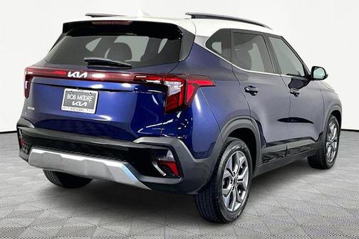 Dark Ocean Blue/White Roof 2024 Kia Seltos S