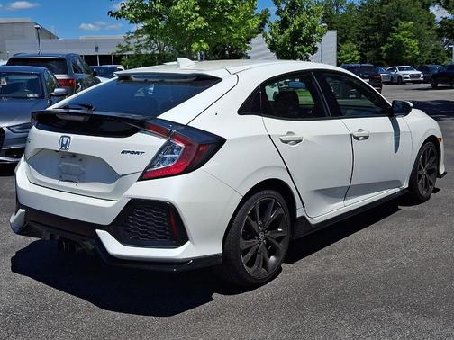 White Orchid Pearl 2019 Honda Civic Sport