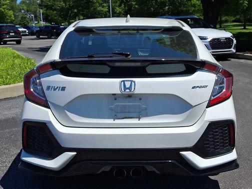 White Orchid Pearl 2019 Honda Civic Sport