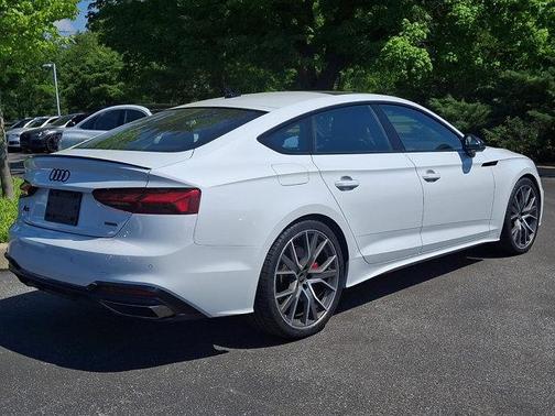 Glacier White Metallic 2025 Audi A5 Sportback S line Premium Plus