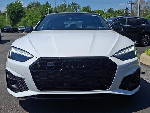 Glacier White Metallic 2025 Audi A5 Sportback S line Premium Plus