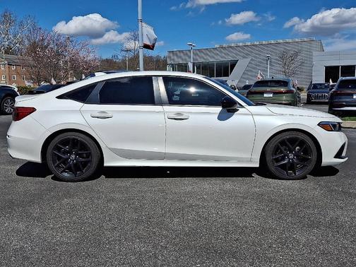 Platinum White Pearl 2023 Honda Civic Sport