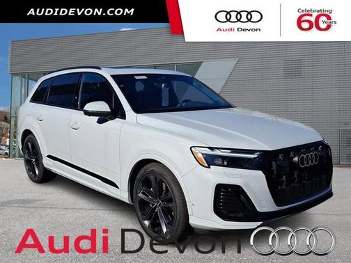 Glacier White Metallic 2026 Audi Q7 S LINE PLUS