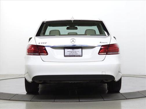 White 2014 Mercedes-Benz E-Class 4MATIC