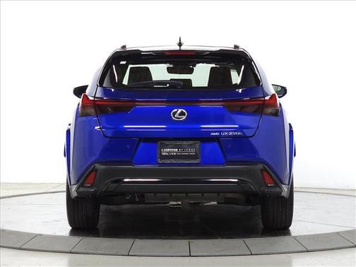 Ultrasonic Blue Mica 2.0 with Obsidian Roof 2023 Lexus UX 250h F Sport