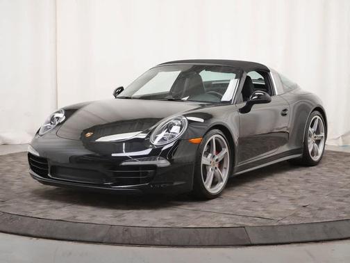 Black 2014 Porsche 911 Targa 4S