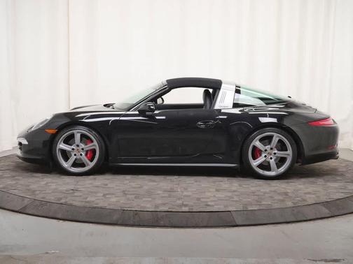 Black 2014 Porsche 911 Targa 4S
