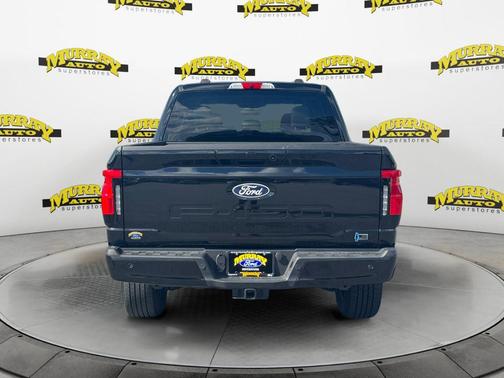 Agate Black Metallic 2024 Ford F-150 Lightning Flash