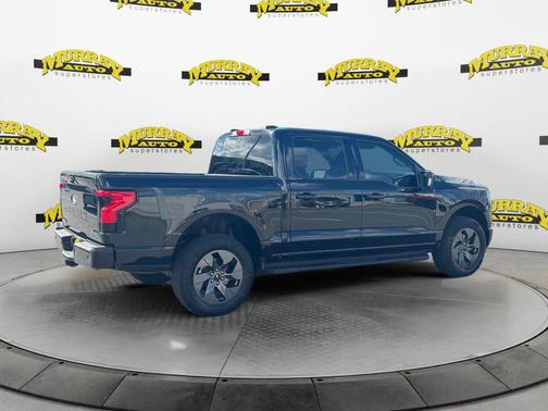 Agate Black Metallic 2024 Ford F-150 Lightning Flash