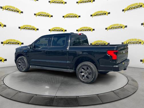 Agate Black Metallic 2024 Ford F-150 Lightning Flash