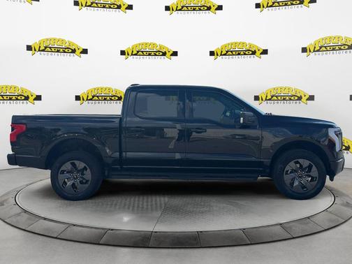 Agate Black Metallic 2024 Ford F-150 Lightning Flash
