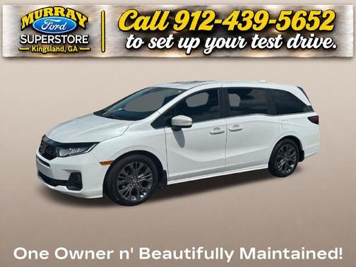 Platinum White 2025 Honda Odyssey Touring