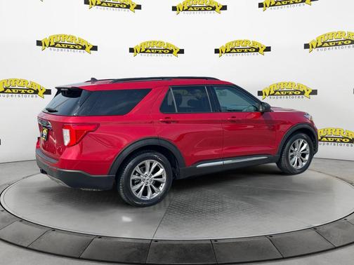 Rapid Red Metallic Tinted Clearcoat 2022 Ford Explorer XLT