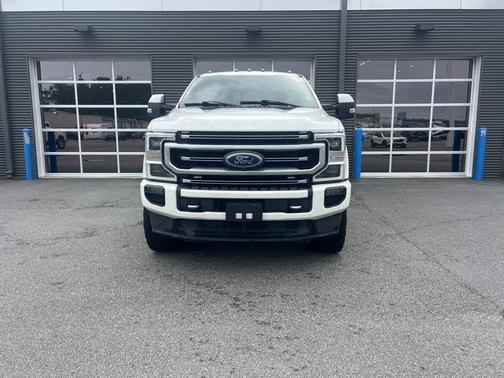 Star White Metallic Tri-Coat 2021 Ford F-350 Platinum