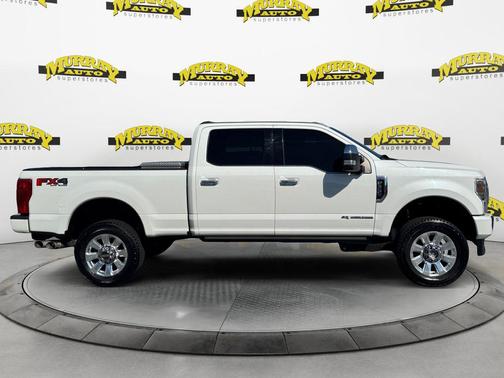 Star White Metallic Tri-Coat 2021 Ford F-350 Platinum
