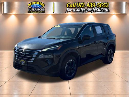 Super Black 2025 Nissan Rogue SV