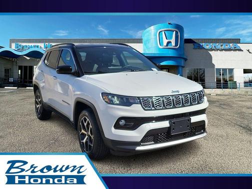 Bright White Clearcoat 2025 Jeep Compass Limited