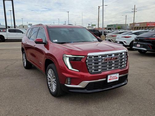 Volcanic Red 2026 GMC Acadia Denali