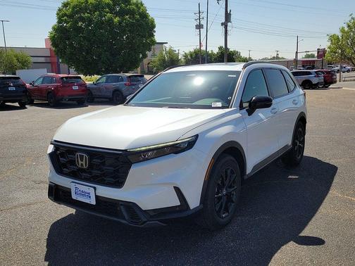 Platinum White Pearl 2026 Honda CR-V Hybrid Sport-L