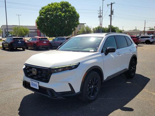 Platinum White Pearl 2026 Honda CR-V Hybrid Sport-L