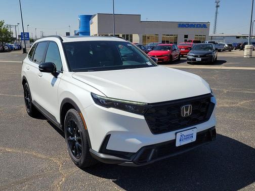 Platinum White Pearl 2026 Honda CR-V Hybrid Sport-L
