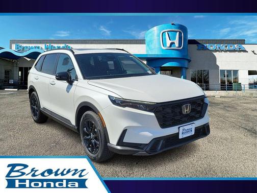 Platinum White Pearl 2026 Honda CR-V Hybrid Sport-L