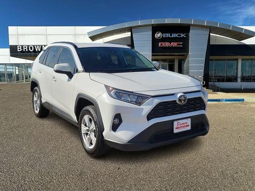Super White 2020 Toyota RAV4 XLE