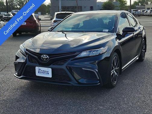 Midnight Black Metallic 2024 Toyota Camry SE