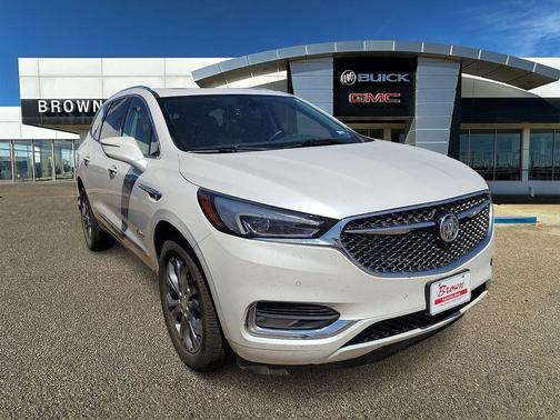 White Frost Tri-Coat 2021 Buick Enclave Avenir