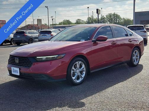 Burgundy 2023 Honda Accord LX