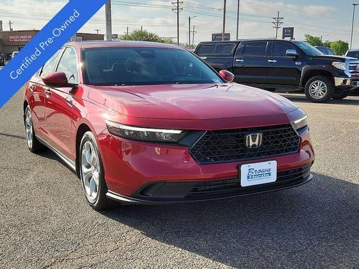 Burgundy 2023 Honda Accord LX