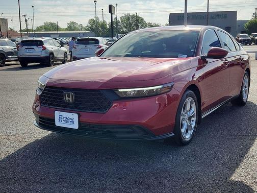Burgundy 2023 Honda Accord LX