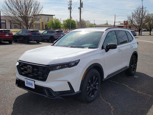 Platinum White Pearl 2026 Honda CR-V Hybrid Sport-L