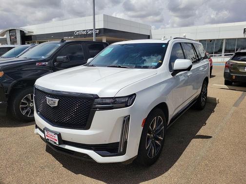 Crystal White Tri-Coat 2021 Cadillac Escalade Sport