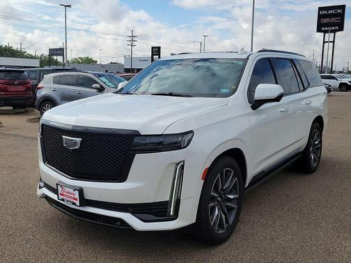 Crystal White Tri-Coat 2021 Cadillac Escalade Sport