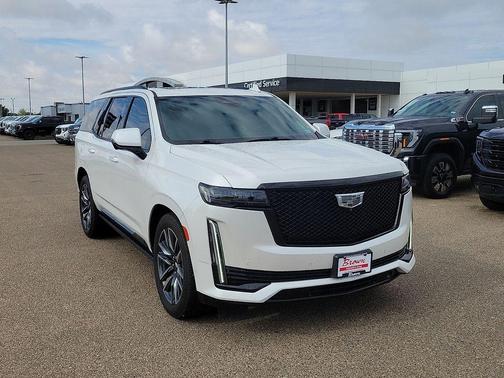 Crystal White Tri-Coat 2021 Cadillac Escalade Sport